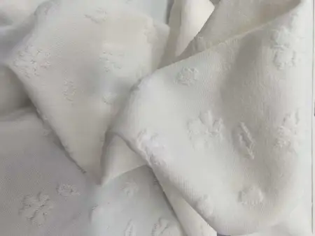 WKA90632 Cool Silk cotton knitted double-sided jacquard fabric with fine stitches has a soft hand feel WKA90632 Cool Silk cotton knitted double-sided jacquard fabric with fine stitches has a soft hand feel
